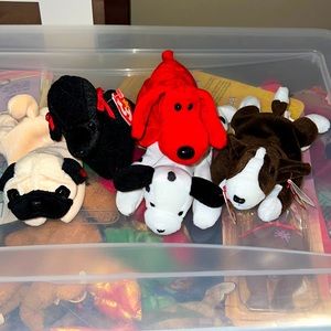 Beanie baby dog bundle
